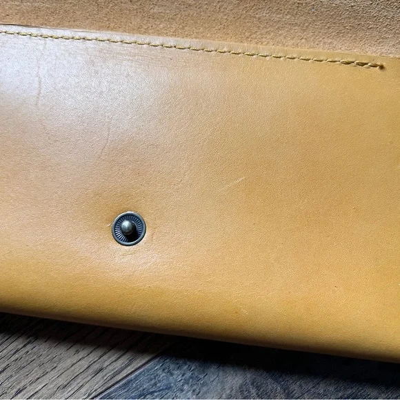~*~ Portland Leather Rancher Wallet Sunflower ~*~ - Picture 6 of 7
